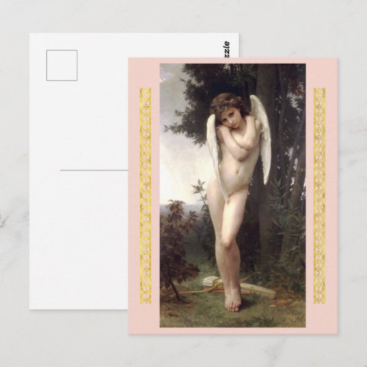 Cupidon von Bouguereau Postkarte (Vorne/Hinten)