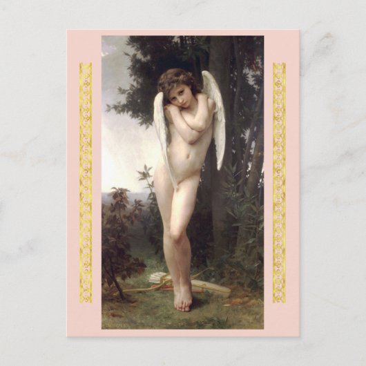 Cupidon von Bouguereau Postkarte (Vorderseite)