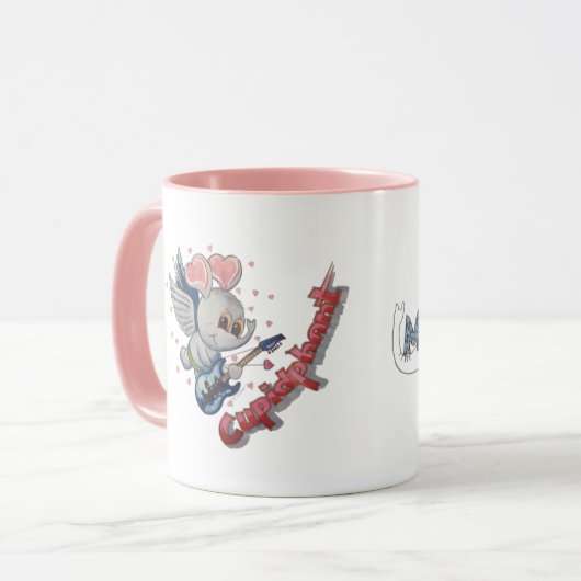 Cupidphant-Tasse Tasse (Vorderseite Links)