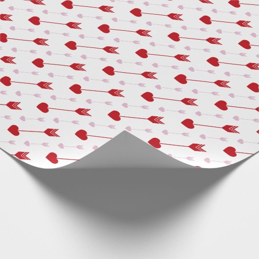 Cupids Arrow-Abpackpapier Geschenkpapier (Ecke)