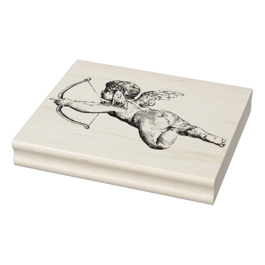 Cupid's Arrow - Vintage Illustration Gummistempel (Stempel)