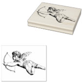 Cupid's Arrow - Vintage Illustration Gummistempel (Stempel)