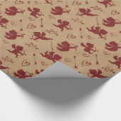 Cupids Arrows and Hearts ID630 Geschenkpapier (Ecke)