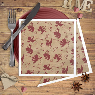 Cupids Arrows and Hearts ID630 Serviette