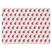 Cupid's Arrows in Hearts Tablecloth Tischdecke (Vorderseite (Horizontal))
