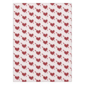 Cupid's Arrows in Hearts Tablecloth Tischdecke (Vorderseite)
