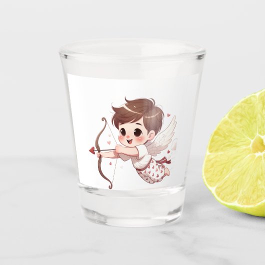 Cupid's Be Mine Schnapsglas (Vorderseite)