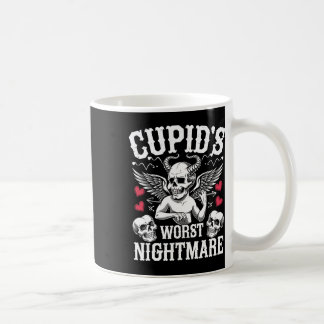 Cupids Beängstigendste Nacht Skull Art Valentine's Kaffeetasse