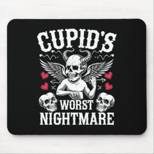 Cupids Beängstigendste Nacht Skull Art Valentine's Mousepad
