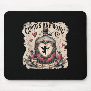 Cupids Brewing Co Liebe Pools Funny Valentine Mousepad