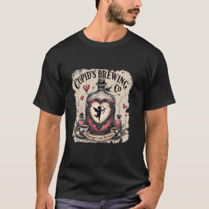 Cupid's Brewing Co Liebestränke Lustiger Valentins T-Shirt