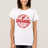 Cupid's Brewing Co Niedlich Coffee Valentine's Day T-Shirt (Vorderseite)