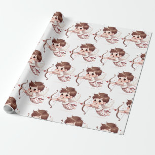 Cupid's Charm Be Mine Geschenkpapier