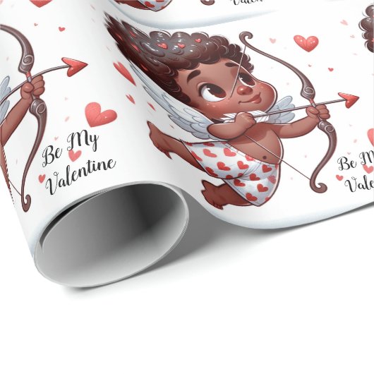 Cupid's Charm ist mein Valentin Geschenkpapier (Rolleneckpunkt)
