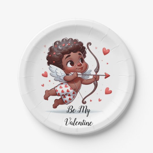 Cupid's Charm ist mein Valentin Pappteller (Vorderseite)