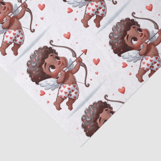 Cupid's Charm ist mein Valentin Seidenpapier (Detail)