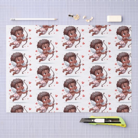 Cupid's Charm ist mein Valentin Seidenpapier (Handwerk)