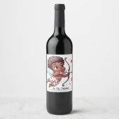 Cupid's Charm ist mein Valentin Weinetikett (Vorderseite)