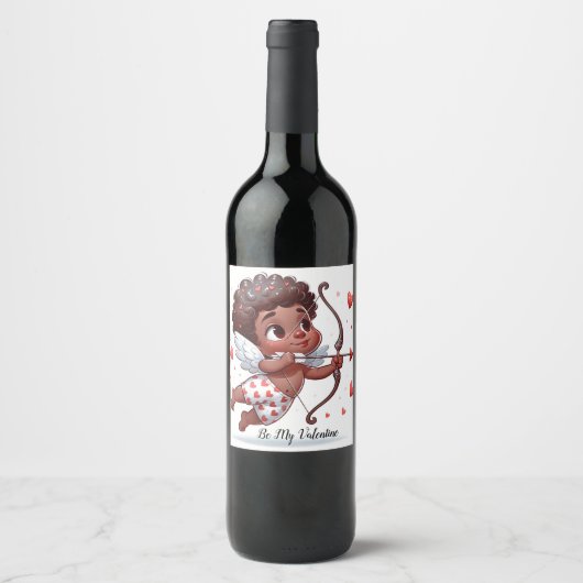 Cupid's Charm ist mein Valentin Weinetikett (Vorderseite)