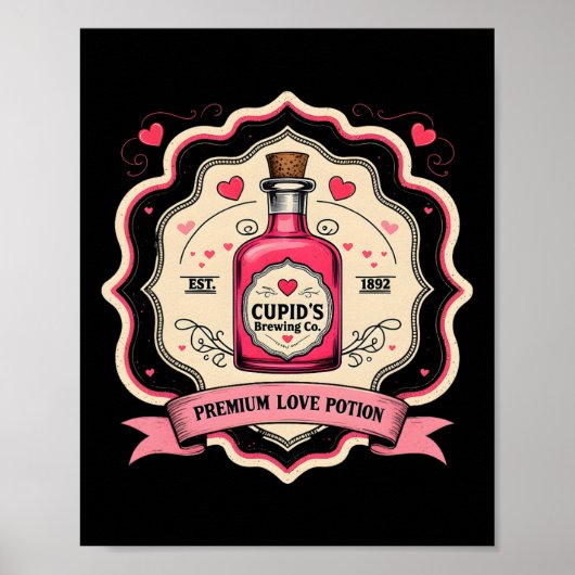 Cupid's Dating Service Valentinstag Sei Mein Vinta Poster (Vorne)