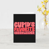 Cupids Favorite Cheerleader Valentine Day Liebe Ch Karte (Gelbe Blume)