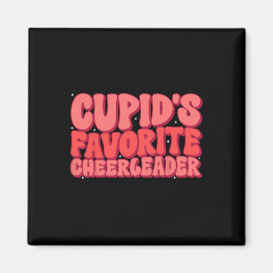 Cupids Favorite Cheerleader Valentine Day Liebe Ch Magnet