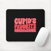 Cupids Favorite Cheerleader Valentine Day Liebe Ch Mousepad (Mit Mouse)
