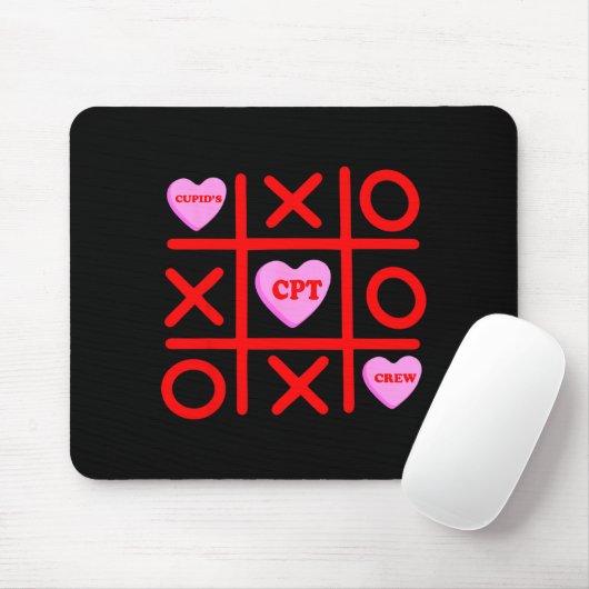 Cupids Favorite Cpt Crew Xoxo Phlebotomist Valenti Mousepad (Mit Mouse)