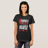Cupid's Favorite Nurse Valentine Day Nursing Medic T-Shirt (Vorne ganz)