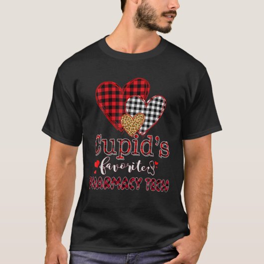 Cupid's Favorite Pharmacy Tech - Pharmacy Tech Val T-Shirt (Vorderseite)