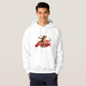 "Cupids Flug: Ein Valentinstag-Elegance" Hoodie (Vorne ganz)