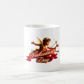 "Cupids Flug: Ein Valentinstag-Elegance" Kaffeetasse (Mittel)