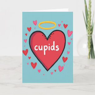 Cupids Herz Romantische Liebeskarte Karte