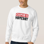 Cupids Homeboy Valentinstag Männer Sweatshirt (Vorderseite)