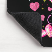 Cupids Hot Mess Coquette Valentinstag Martini Vale Mousepad (Ecke)