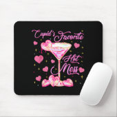 Cupids Hot Mess Coquette Valentinstag Martini Vale Mousepad (Mit Mouse)