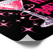 Cupids Hot Mess Valentins Martini Valentinstag  Poster (Ecke)