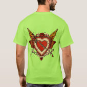 Cupids Liebe Arrow T - Shirt Design (Rückseite)
