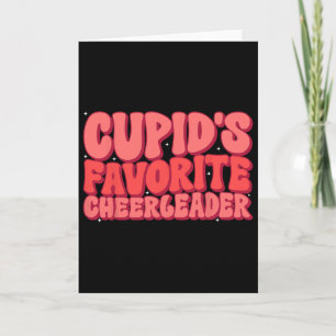 Cupids Lieblings-Cheerleader Valentinstag Liebe Ch Karte