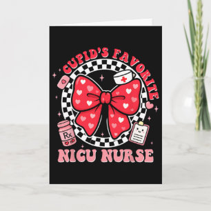Cupids Lieblings-Nicu-Krankenschwester Valentins C Karte