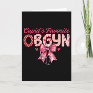 Cupids Lieblings-Ob-gyn-Koketten-Stethoskop Ob Nu Karte