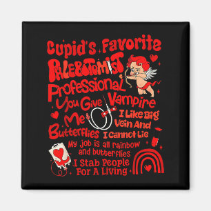 Cupids Lieblings-Phlebotomist Valentinstag Phlebot Magnet