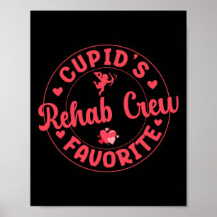 Cupids Lieblings-Reha-Team Valentinstag Pt Ot Slp Poster
