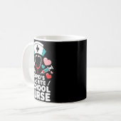 Cupids Lieblings-Schulkrankenschwester Lustiger Va Kaffeetasse (Vorderseite Links)