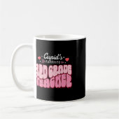 Cupids Lieblings-Valentinstag der 3. Klasse Kaffeetasse (Links)