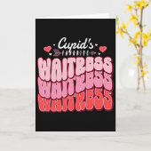 Cupids Lieblingsbedienung Valentinstag Herzen  Karte (Gelbe Blume)