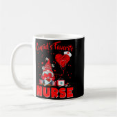 Cupids Lieblingskrankenschwester Gnom Valentinstag Kaffeetasse (Links)