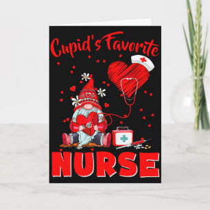 CupiDs Lieblingskrankenschwester Gnom Valentinstag Karte