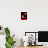 Cupids Lieblingskrankenschwester Gnom Valentinstag Poster (Heimbüro)
