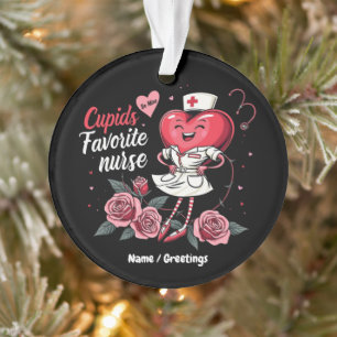 Cupids Lieblingskrankenschwester Lustig und süß zu Ornament